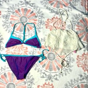BUNDLE 1 Bikini Set & Victoria’s Secret Bikini Top